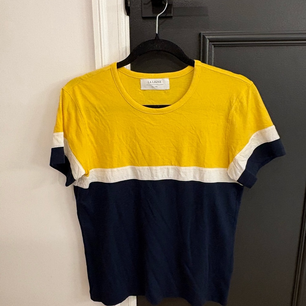 La Ligne Color Blocking Tshirt Size S